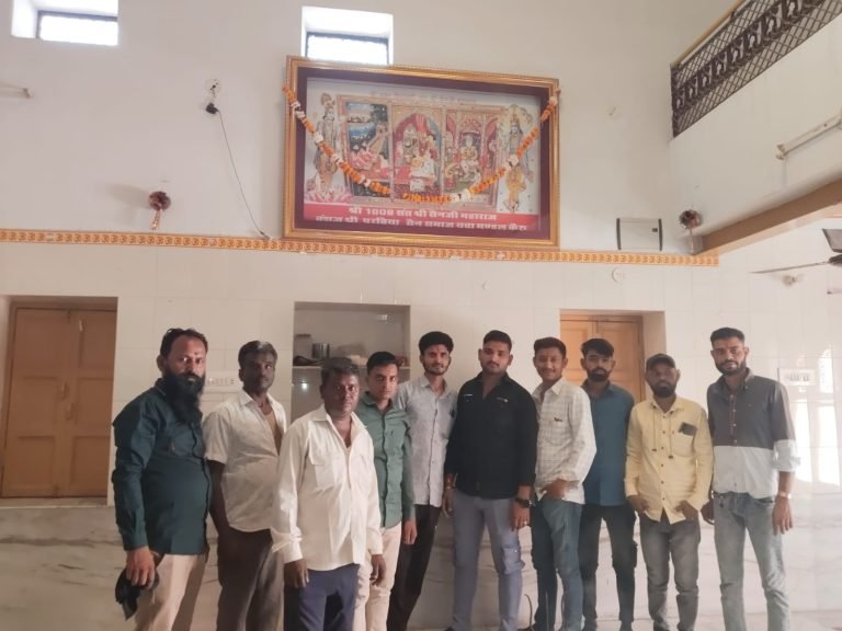 सत्य अहिंसा और सद्भावना की प्रतीक भक्त शिरोमणि संत श्री सेन जी महाराज की 724वी जयंती केरू गांव में