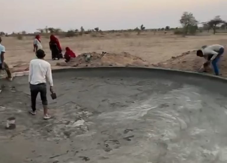 फींच ग्राम पंचायत सरपंच दिनेश चोटिया ने मूक पशु पक्षियों के लिए खेलियो का करवाया निर्माण