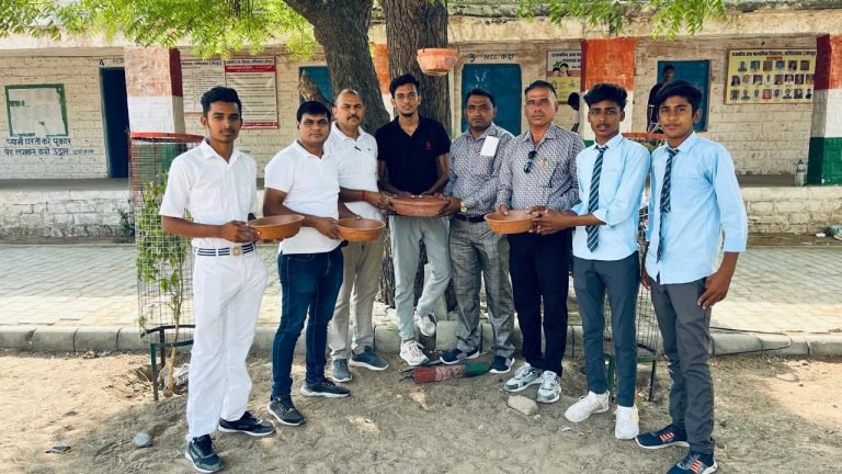 पक्षी परिंडा अभियान का आगाज़