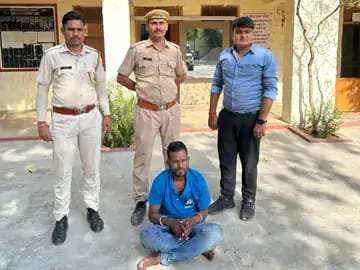 सादड़ी पुलिस ने 4 साल से फरार वांटेड आरोपी को किया गिरफ्तार