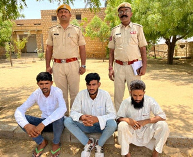 पुलिस थाना सांकड़ा द्वारा सौलर प्लांट से चोरी की वारदात का खुलासा  03 मुल्जिमान को किया गिरफ्तार