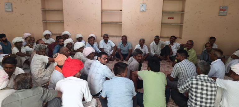 खेतलाजी ट्रस्ट कमेटी के चुनाव को लेकर आयोजित बैठक को ग्रामीणों कराया असंवैधानिक