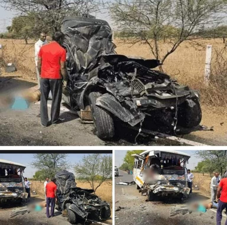 झुंझुनूं में बस-स्कॉर्पियो की भिड़ंत, 4 की मौत