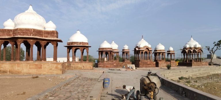 पर्यटन स्थल के रूप में उभर रही है भाद्राजून की छतरियां, निर्माण कार्य प्रगति पर