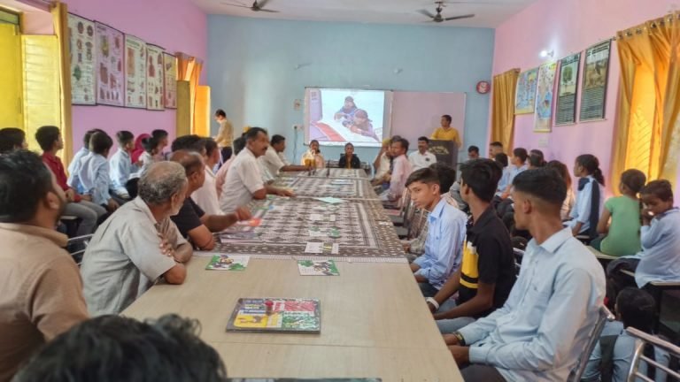 रा उ मा वि नेडान में हुआ डिजिटल वाचनालय का उद्घाटन