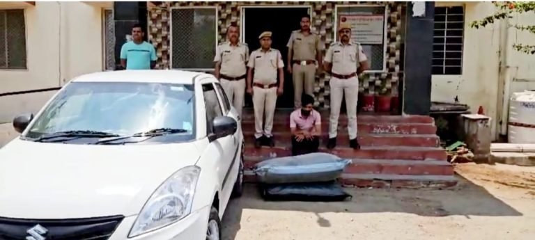 नाकाबंदी के दौरान 38 किलो 200 ग्राम अवैध डोडा-चूरा पकड़ा, एक गिरफ्तार