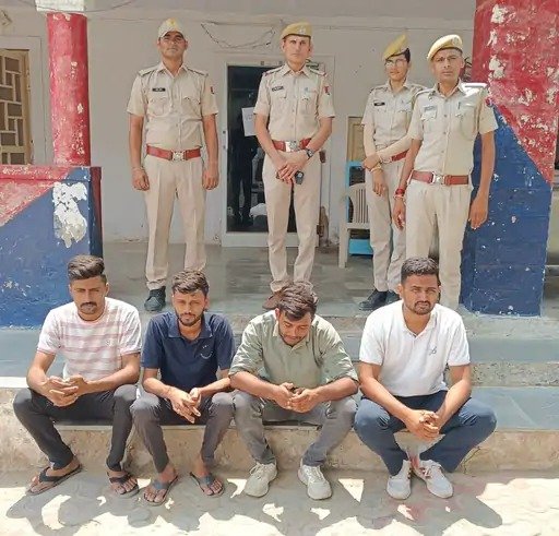 हत्या प्रयास के चार आरोपी गिरफ्तार, जेल भेजा