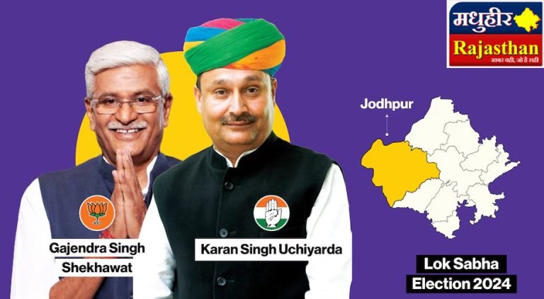 जोधपुर लोकसभा संसदीय क्षेत्र से भाजपा प्रत्याशी गजेन्द्र सिंह शेखावत 1 लाख 15 हजार 677 मतों से विजयी हुए