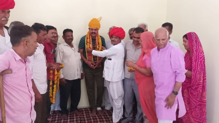 पुर्व आयुर्वेद राज्य मंत्री देसुरी विधायक मेघवाल सहित गणमान्य व्यक्तियों ने मेवाडा को दी बधाई