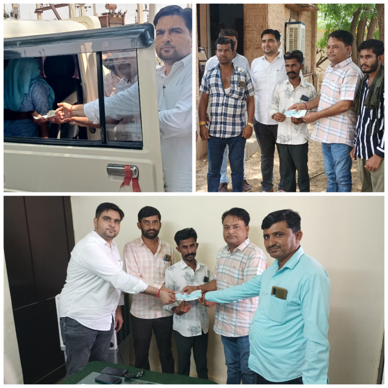 पीड़ित परिवार को 20 लाख की आर्थिक सहायता