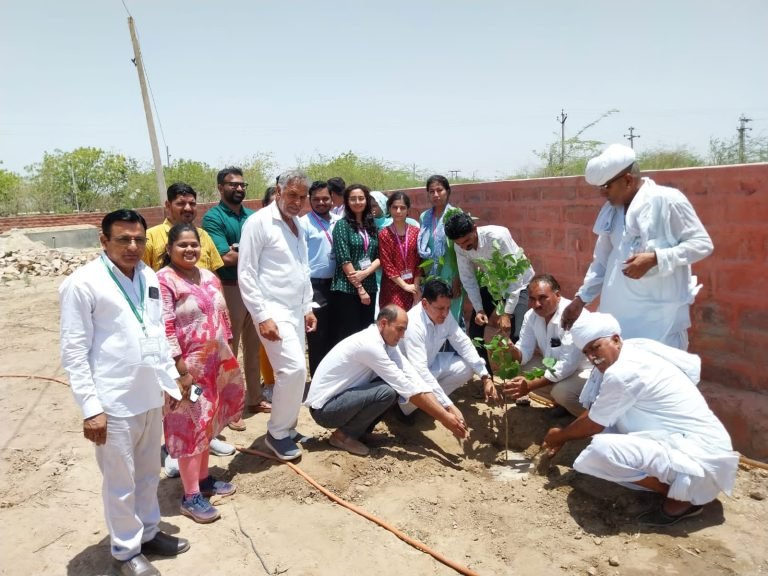 पर्यावरण दिवस पर पौधरोपण कर सरपँच ने कहा