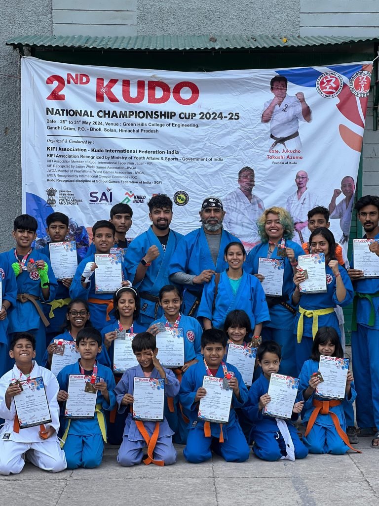 98 पदकों के साथ राजस्थान का राष्ट्रीय कूड़ो  चैम्पियनशिप ट्रॅाफी पर कब्जा 