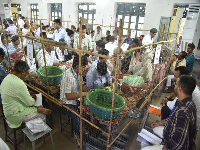 मतगणना के दौरान सुरक्षा के रहे कड़े बंदोबस्त
