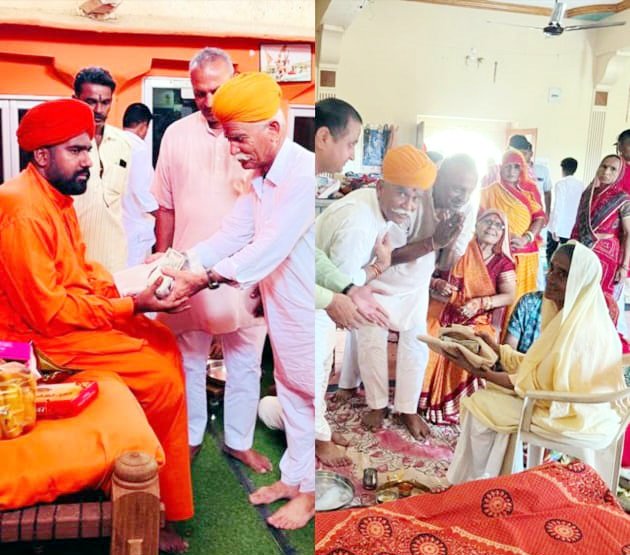 विधायक भाटी ने गुरु पूर्णिमा के पावन पर्व पर गुरु सम्मान कार्यक्रम में पूज्य संतो के चरणों में वंदन कर आशीर्वाद प्राप्त किया