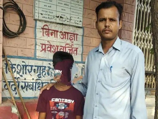 नाबालिग को रेस्क्यू किया, रेलवे स्टेशन पर सोता मिला था