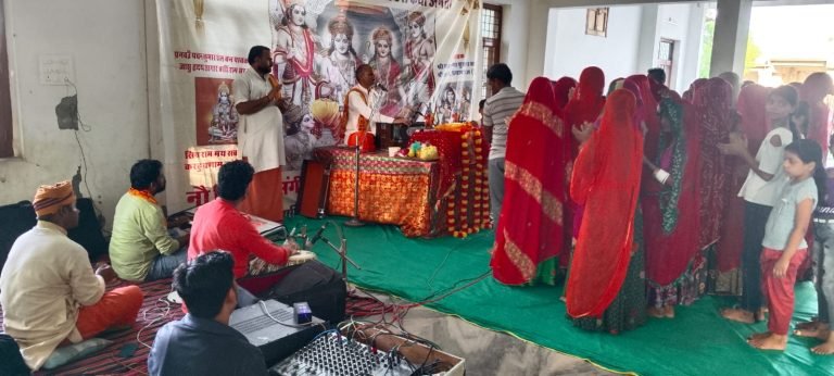 सादड़ी शहर में नौ दिवसीय श्री राम कथा का आयोजन