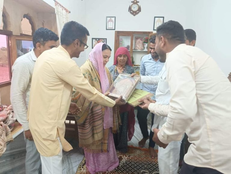 पूर्व जिला प्रमुख मेघवाल ने पोकरण क्षेत्र के विभिन्न क्षेत्रों का किया दौरा