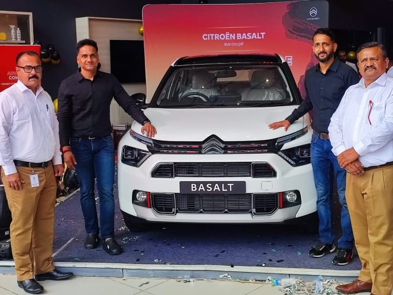 सिट्रोएन की नई एसयूवी कूपे बेसाल्ट जोधपुर में लॉन्च