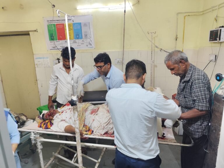 डेगाना में अज्ञात वाहन ने बाइक को मारी टक्कर